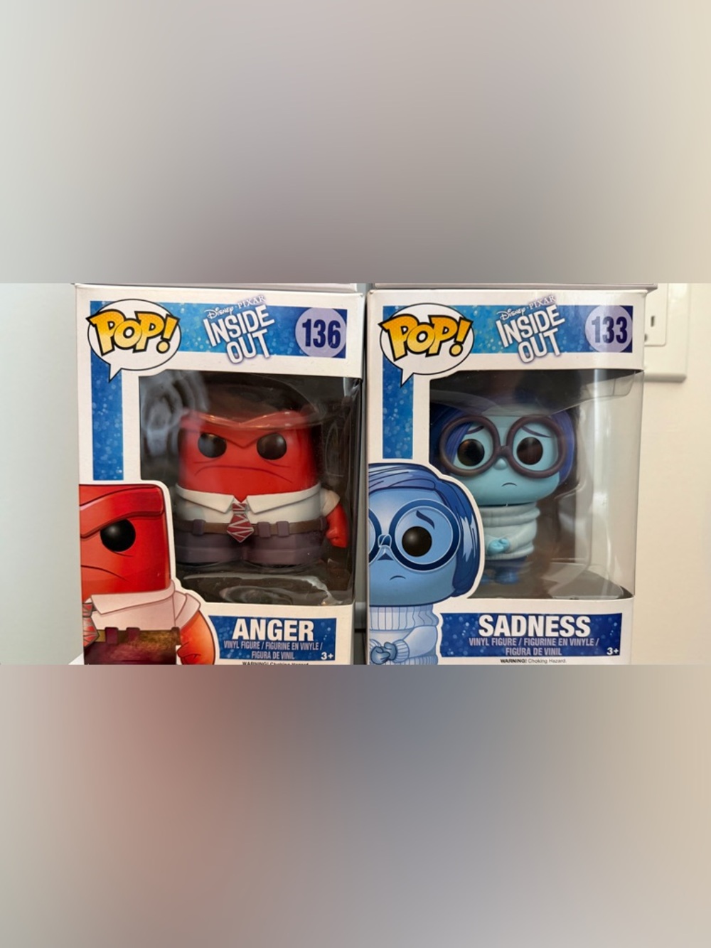 Funko Pop! Anger and Sadness